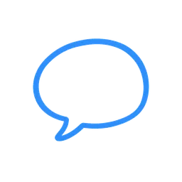Speech bubble doodle illustration