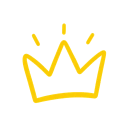 Crown doodle illustration