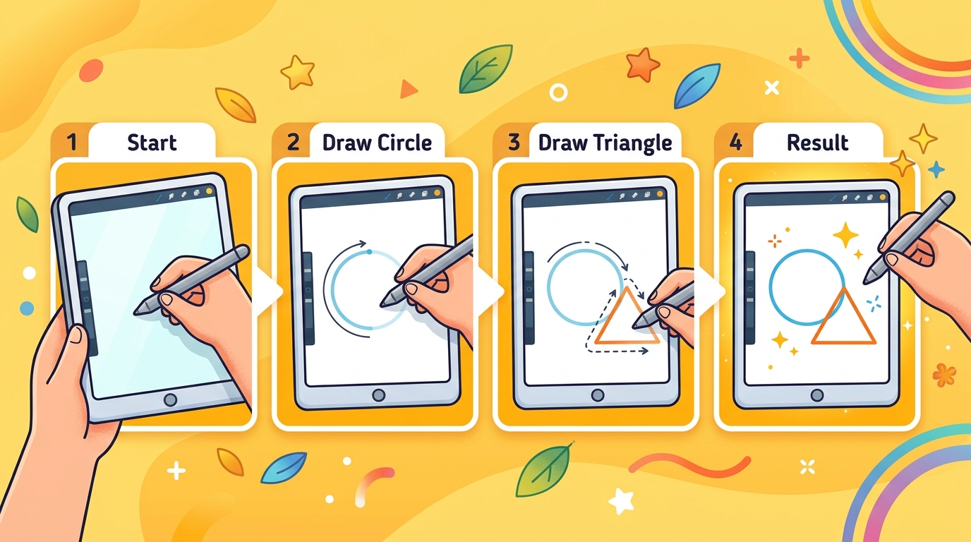 Fast sketching technique illustration